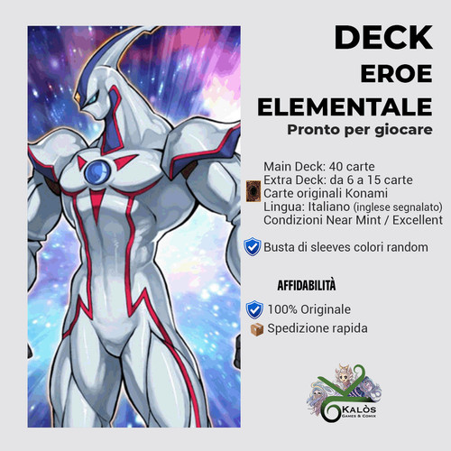 Yugioh mazzo deck eroe - yugioh!,