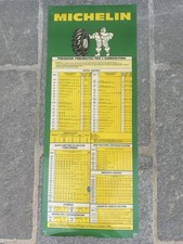 Insegna tabella plastica Michelin pressione pneumatici trattori