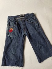 Y2k. Pantaloncini jeans JNCO