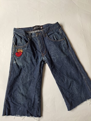Y2k pantaloncini jeans jnco - pantaloncini,