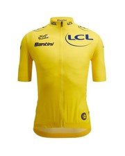 - Santini Leader Classifica Generale Tour de France Maglia Maniche Corte Uomo, G