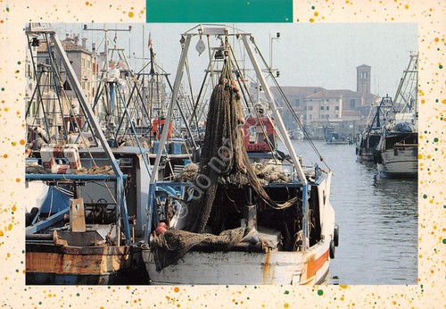 Cartolina chioggia canal - chioggia,