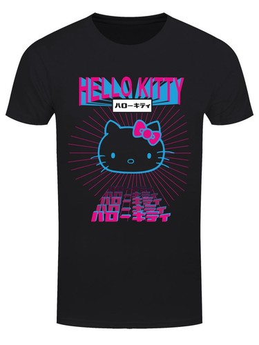 Shirt nera hello - hello, tokyo