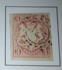 Baviera 1867 sg37 rose fu