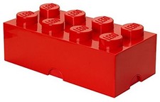 Contenitore LEGO Brick 8 Rosso