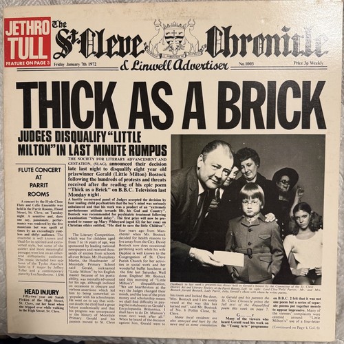 Jethro tull thick as a - jethro,