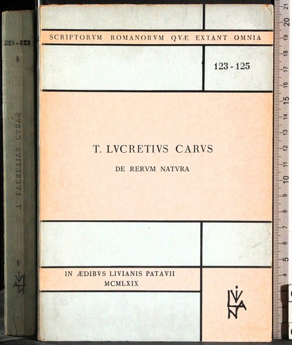 Rerum natura lucretius - de, natura.