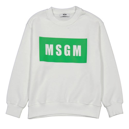 Felpa girocollo cotone con - girocollo,