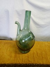 Antico Decanter Vetro Soffiato A Mano