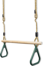- Trapezio in Legno Con Anelli