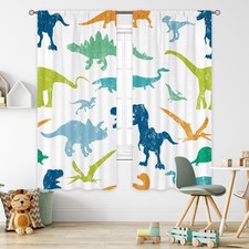 Kids Dinosaur Curtains 42W x