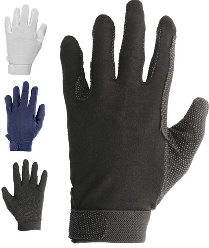 Guanti equitazione cotone - guanti,