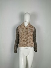 TWENTY EASY KAOS GIACCA CARDIGAN MAGLIA TAGLIA XS COLORE BEIGE 