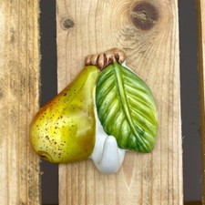 Bassano Ceramica Decorazione Ganci Pera 7CM Decorazione Parete Di Italia Nuovo
