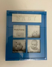 Stock portafoto composto da 16 pezzi , rosa e celeste , regalo nascita.