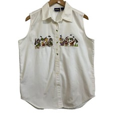 Camicia bianca senza maniche