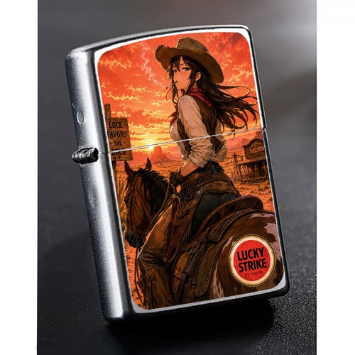 Accendino zippo lucky strike - accendino,