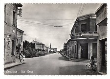 C002432    CONTARINA   VIA   ROMA   ANIMATA  BICICLETTA  BAMBINA     VG   1956