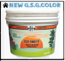 ECO-SMALTO  VERNICE AD ACQUA PER MURO LEGNO E FERRO INTERNO ESTERNO