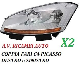 Coppia fari fanale proiettore - coppia,