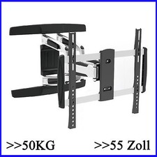 Supporto LED da parete per TV LED super piatto estensibile per Samsung Sony Panasonic 50KG