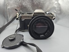 Chinon CM-7 Gray 35mm With 50