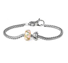 THUN by TROLLBEADS bracciale start tulipani in fiore?argento nuovissimo 21 cm.!