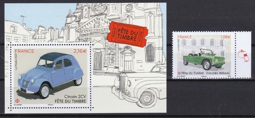 France 2021 fete timbre - france, car
