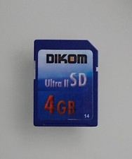 Dikom SD 4GB Memory Card Blue