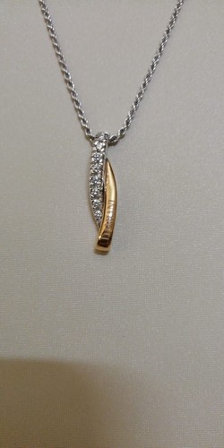 Collana oro bianco - in,