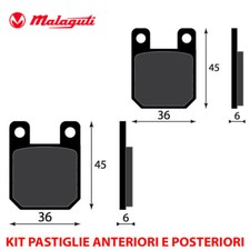 KIT PASTIGLIE FRENO ANTERIORI