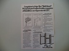 advertising Pubblicità 1976 FRIGORIFERO E CONGELATORI REX ROLL-BOND