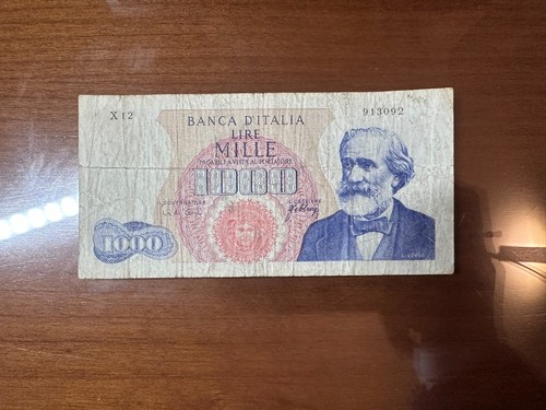 Banconota lire 1000 verdi - 1000,