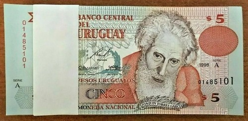 Uruguay pesos 1998 x - 5,