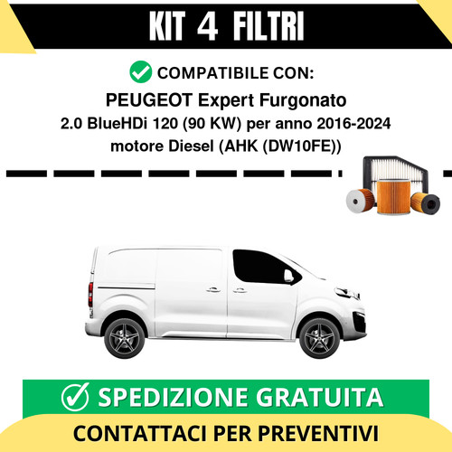 Kit filtri tagliando - kit, 4