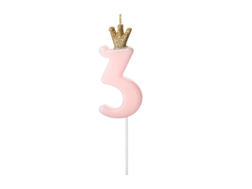 Candela numero rosa con - candela,
