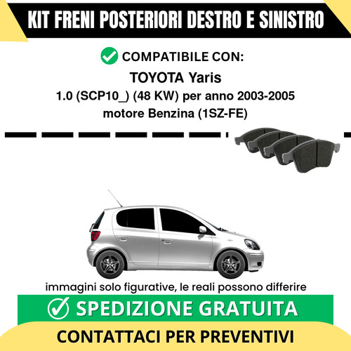 Pastiglie freno posteriori - pastiglie,