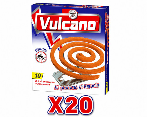 X20 vulcano zampironi spirali - zampironi,