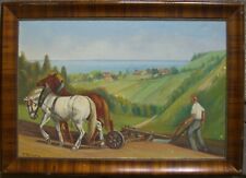 Dipinto a Olio Aratura Bauer