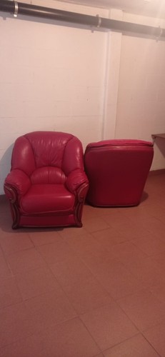 Divano pelle usato - in,