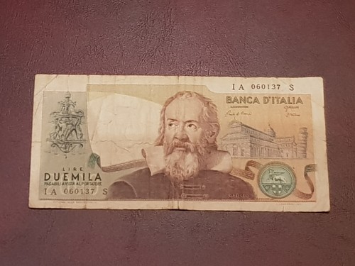 Banconota 2000 lire galileo - lire,