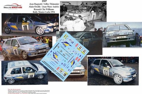 Decals ref 2347 renault - ref,
