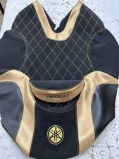 FODERA COPRI SELLA NERA E ORO WATERPROOF YAMAHA T-MAX TMAX 500 2001 - 2007