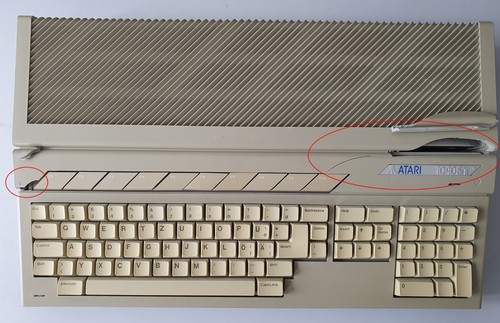 Atari 1040stfm floppy mod - atari, ed