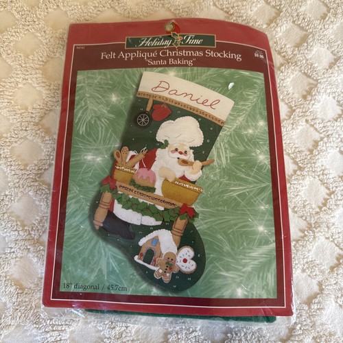 Bucilla santa baking kit - baking, calza