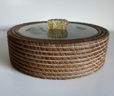 PIETRO CHIESA FONTANA ARTE (ATTRIBUZIONE) ANNI 30 SCATOLA LEGNO VETRO RARA