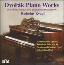 Dvorák piano works - piano, on