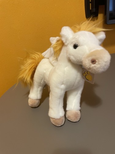 Peluche cavallo bianco con - , ali