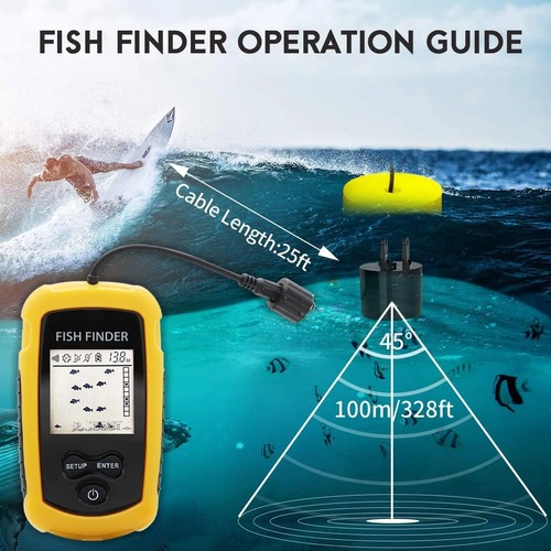100m fish finder sonar - finder,