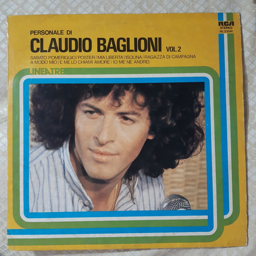 Disco giri claudio baglioni - 33,